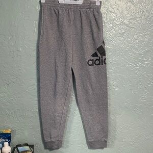 Adidas Kids Charcoal Gray Joggers